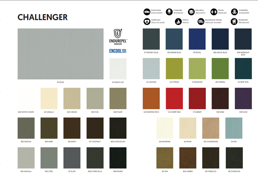 PVC doublé polyester 55