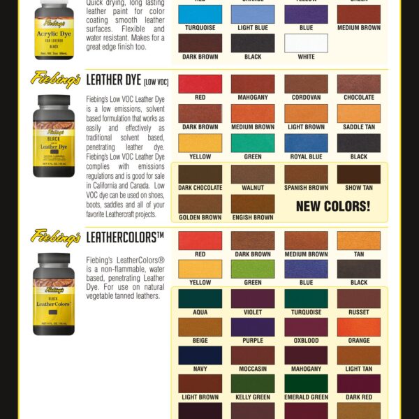 Teinture Leather Dye Low Voc, Fiebing's.