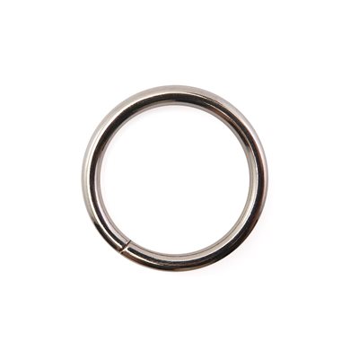 Anneau soudé,Nickel, 1"1/2 #5/4.5-5mm