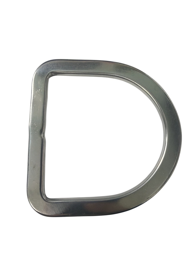 D-ring 3 flat stanless steel 