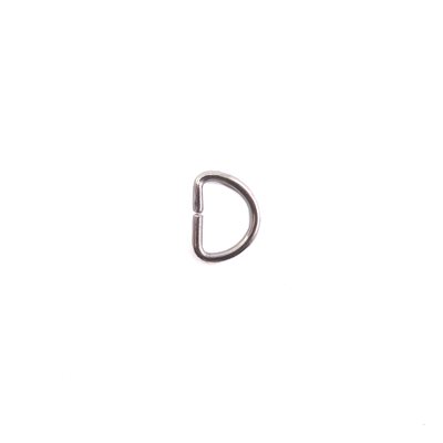 Anneau en D 5/8" nickel.