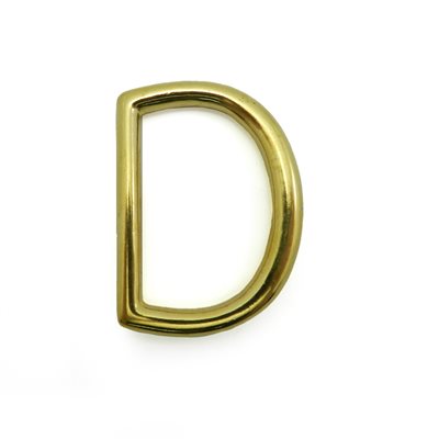 Anneau en D moulée 2"  brass