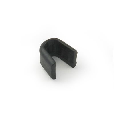 ARRÊT DU HAUT FORME U #10 NOIR spiral ou plastique(100)