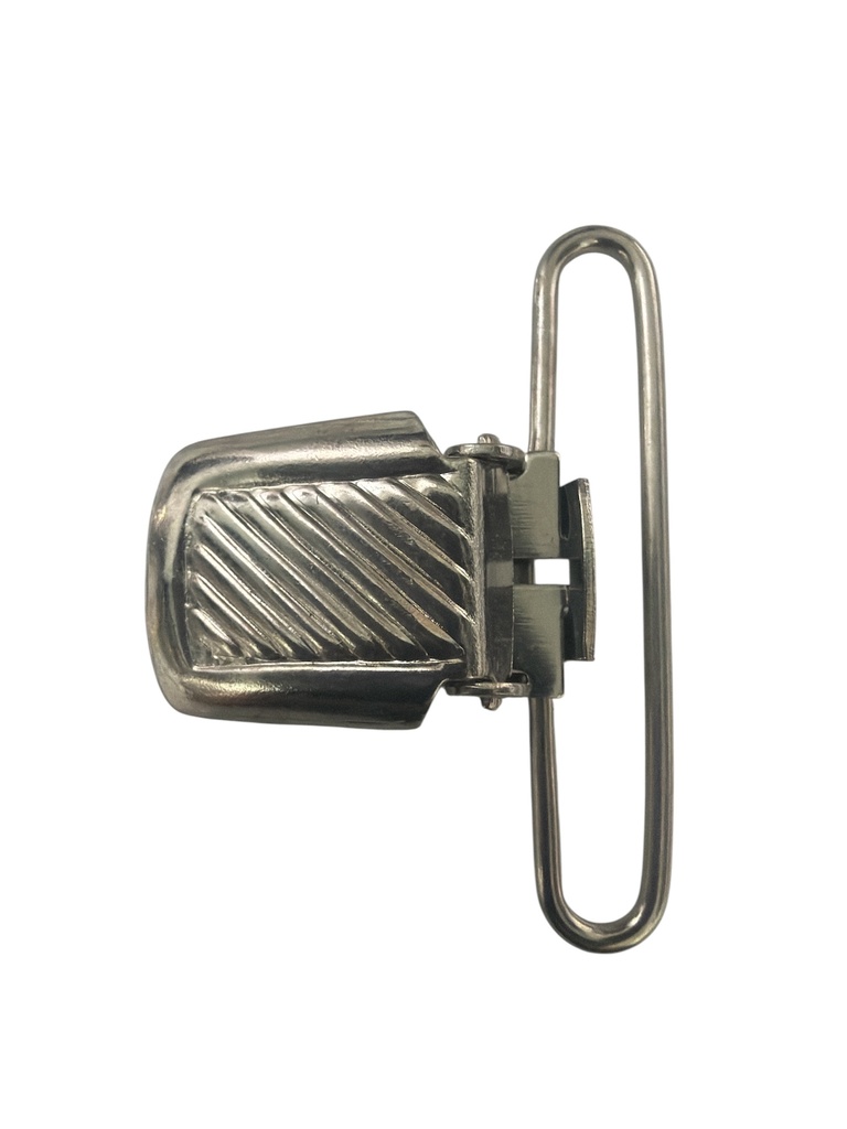 Attache à bretelles 1" 1/4 nickel.