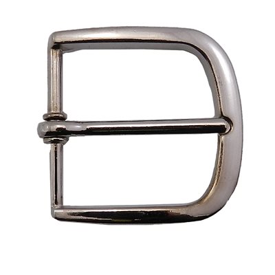Boucle simple 1"1/4 (32mm), nickel.