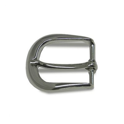 Boucle simple 1"1/8, nickel.