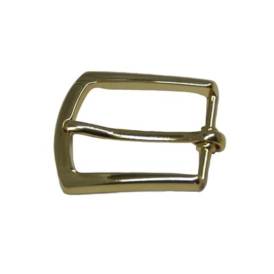 Boucle simple 1"(25mm), dorée. 