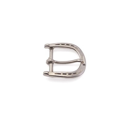 Boucle simple 1", nickel. 