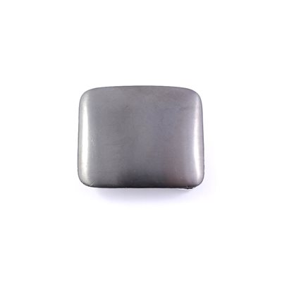 Buckle 1" 1/2"`` full square brushed silver 