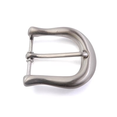 Boucle1 1/4" , Nickel satiné. 