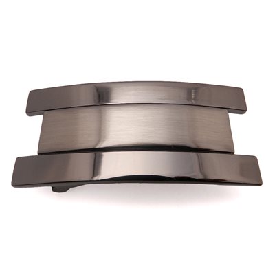 Boucle 1"1/8 ( 28mm) , argent satiné.