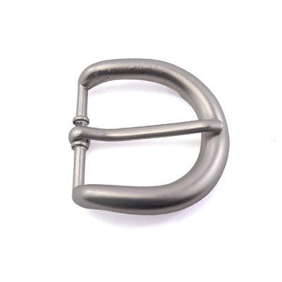 Boucle 1"1/8 ( 28mm) , argent brossé.