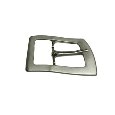 Boucle double 1"1/8 ( 28mm) , nickel satiné. 