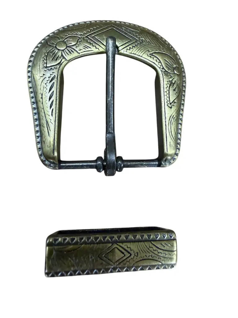 11/8 gold ant buckle (3 parts) 