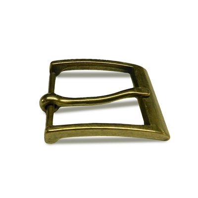 Boucle simple 1"1/8 ( 28mm) , dorée. 