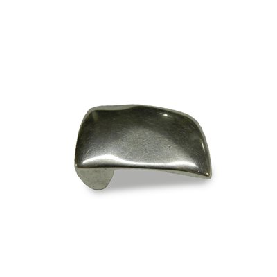 Boucle simple 1"1/8 ( 28mm) , nickel.