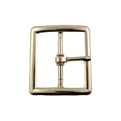 Boucle double 1"3/4, dorée. 