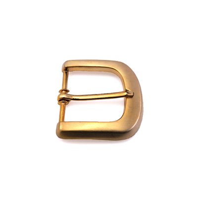 Boucle simple 1"3/8 '' (9mm) (35mm), dorée. 