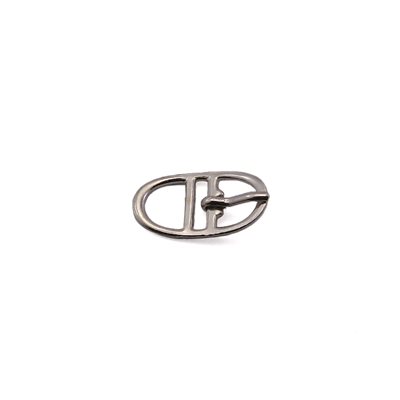 Boucle double barre 1"1/4 (32mm) nickel min12
