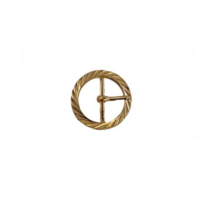 Boucle 3/4" (19mm) Double ronde Dorée