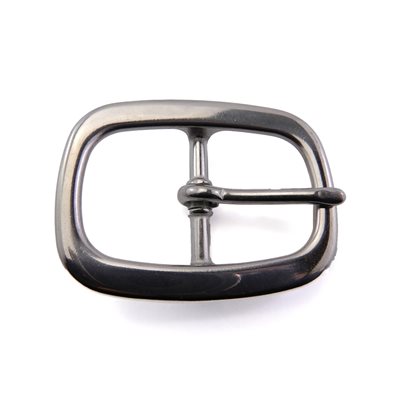 Boucle double harnais 1''1/2, acier inox.