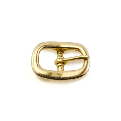Boucle Doublee harnais 3/4'', laiton/brass.
