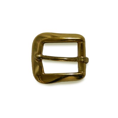Boucle simple 7/8",  dorée forgée.  