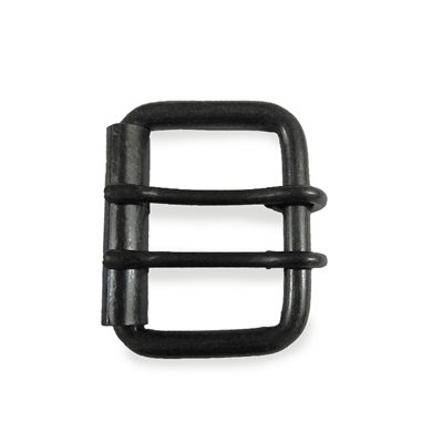 Boucle 1-3/4" (45mm) À rouleau Noir antique