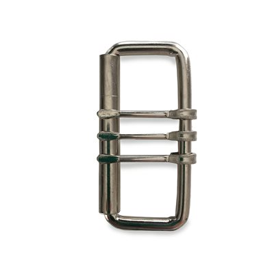Boucle à rouleau 3 tiges, 3'', nickel.
