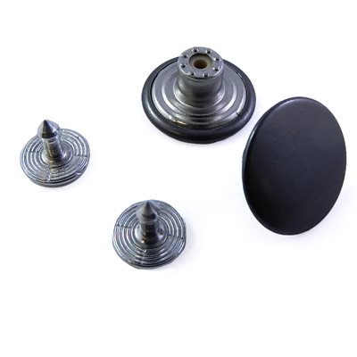 Bouton à jeans plats. 