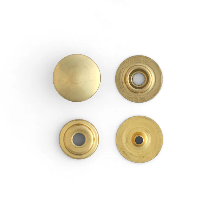 Boutons-pression de ligne plaqué laiton(10), Tandy Leather