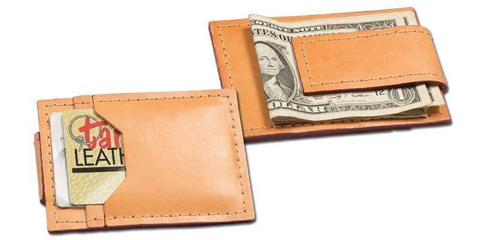 Trousse de portefeuille à pince à billets classique Tandy Leather.