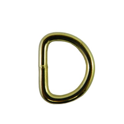 D soudé brass(or)  1" 