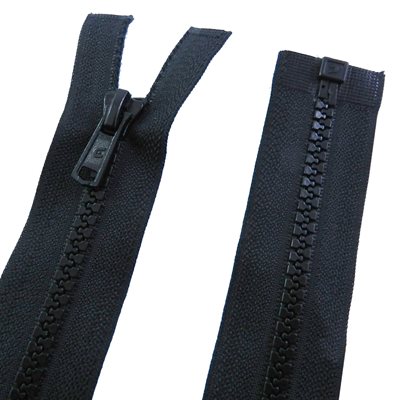 Canzip #5V auto zipper, 36 separable, black only.