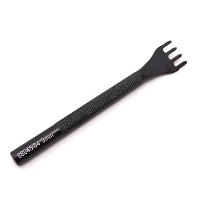 Pro 4-rod Pricking Irons with 1/8" (3.0 mm) diamond Tip.