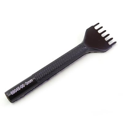  Griffe à frapper Pro 6 tiges pointe diamant 1/8, Tandy Leather.