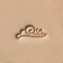 Tampon bordure gauche Craftool® K153L, Tandy Leather.    