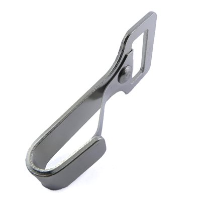 Carabiner 1" Stamped, nickel plated harness