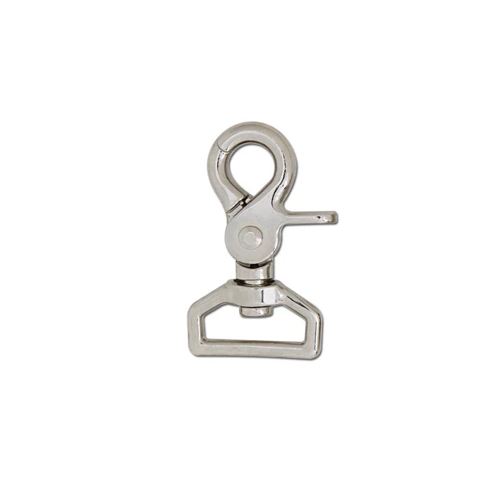 Mousqueton 2.5 cm nickel