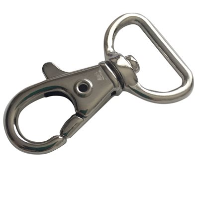Mousqueton 3/4" x 1-5/8" rotatif nickel