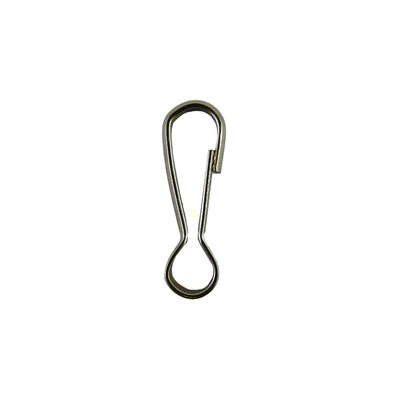 Mousqueton 1 1/8" long sans passant