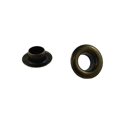 Eyelet VL30 (7.4mm) 5/16 ANTIQUE GOLD STEEL.--OVL30A