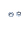 Oeillet#13511/2 (H: 6.25mm) BLANC SUR LAITON 