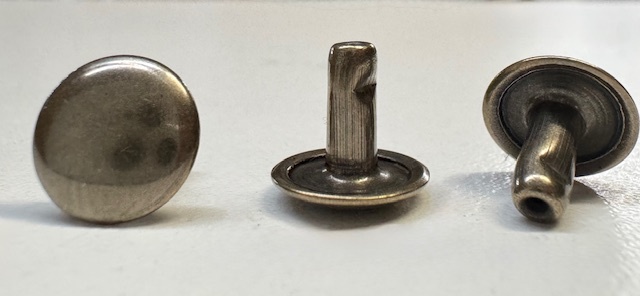 Poteau Capuchon 34/8 Or Antique Acier 