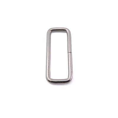 Passant rectangle fil rond 1-1/4 X 3/8nickel