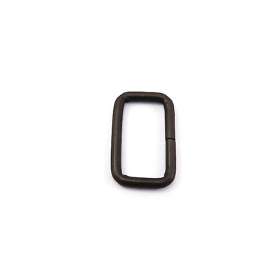 Passant rectangle fil rond 5/8 x 5/16 or antique 