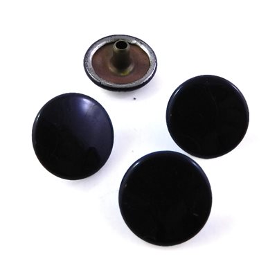 Boutons pressions série 80 brun brillant