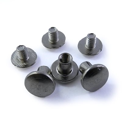 Vis Chicago 1/4  nickel sur laiton