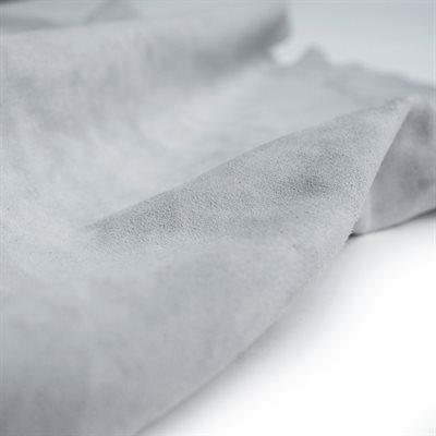 Suede cowhide pearl gray 3.5-4oz A Grad.