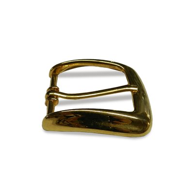 Boucle simple 1"1/8 ( 28mm) , dorée.